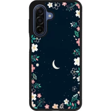 Samsung Galaxy A17 Case Hülle - Silikon schwarz Flowers space