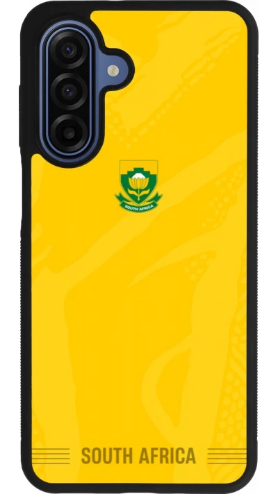 Samsung Galaxy A17 Case Hülle - Silikon schwarz Südafrika 2026 personalisierbares Fussballtrikot