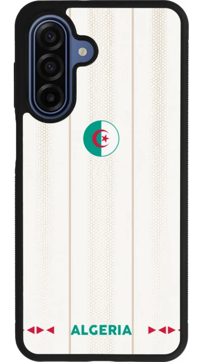 Coque Samsung Galaxy A17 - Silicone rigide noir Maillot de football Alge?rie 2026 personnalisable