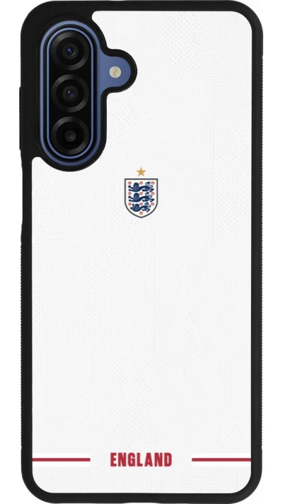 Coque Samsung Galaxy A17 - Silicone rigide noir Maillot de football Angleterre 2026 personnalisable