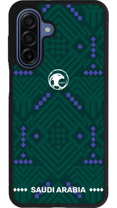 Samsung Galaxy A17 Case Hülle - Silikon schwarz Saudi Arabien 2026 personalisierbares Fussballtrikot