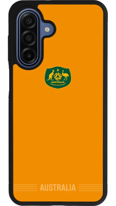 Coque Samsung Galaxy A17 - Silicone rigide noir Maillot de football Australie 2026 personnalisable