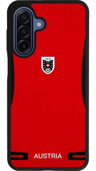 Samsung Galaxy A17 Case Hülle - Silikon schwarz O?sterreich 2026 personalisierbares Fussballtrikot