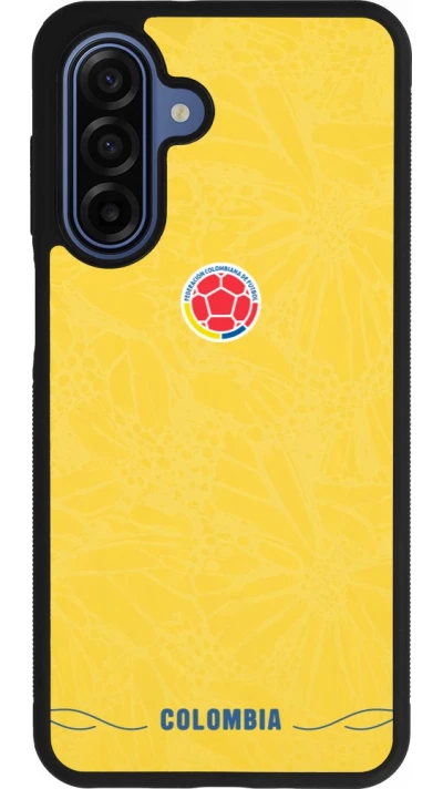 Coque Samsung Galaxy A17 - Silicone rigide noir Maillot de football Colombie 2026 personnalisable