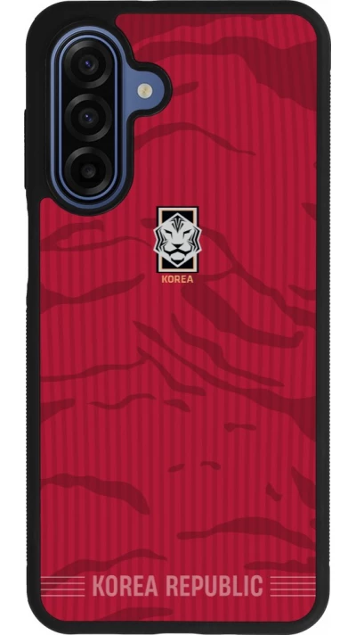 Samsung Galaxy A17 Case Hülle - Silikon schwarz Südkorea 2026 personalisierbares Fussballtrikot