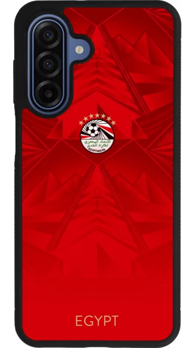 Coque Samsung Galaxy A17 - Silicone rigide noir Maillot de football Égypte 2026 personnalisable