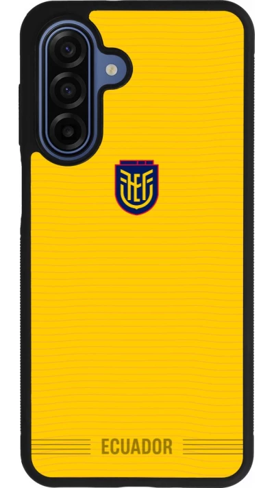 Coque Samsung Galaxy A17 - Silicone rigide noir Maillot de football Équateur 2026 personnalisable