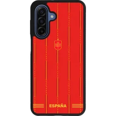 Coque Samsung Galaxy A17 - Silicone rigide noir Maillot de football Espagne 2026 personnalisable