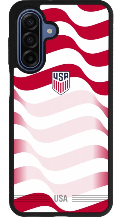 Samsung Galaxy A17 Case Hülle - Silikon schwarz Vereinigten Staaten 2026 personalisierbares Fussballtrikot