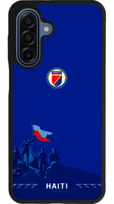 Coque Samsung Galaxy A17 - Silicone rigide noir Maillot de football Hai?ti 2026 personnalisable