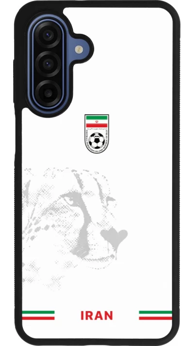 Coque Samsung Galaxy A17 - Silicone rigide noir Maillot de football Iran 2026 personnalisable