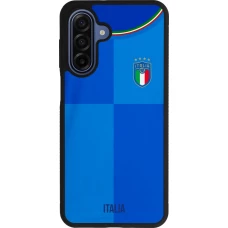 Coque Samsung Galaxy A17 - Silicone rigide noir Maillot de football Italie 2022 personnalisable
