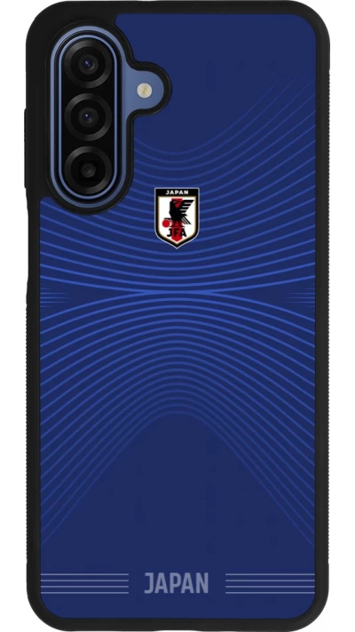 Coque Samsung Galaxy A17 - Silicone rigide noir Maillot de football Japon 2026 personnalisable