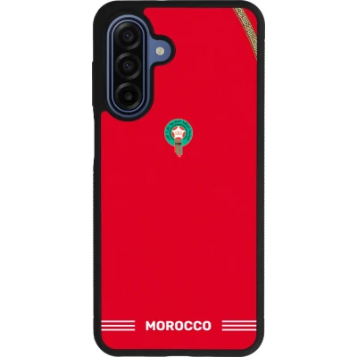 Samsung Galaxy A17 Case Hülle - Silikon schwarz Marokko 2026 personalisierbares Fussballtrikot