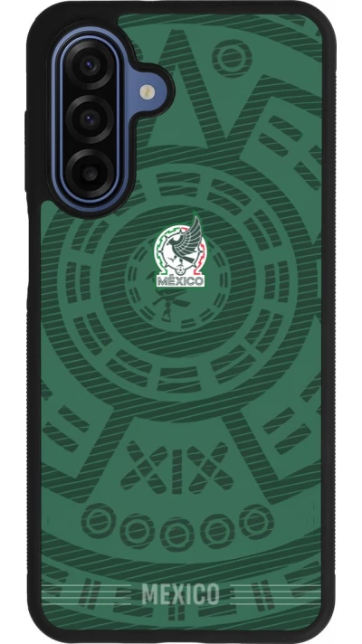 Coque Samsung Galaxy A17 - Silicone rigide noir Maillot de football Mexique 2026 personnalisable