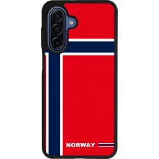 Samsung Galaxy A17 Case Hülle - Silikon schwarz Norwegen 2026 personalisierbares Fussballtrikot
