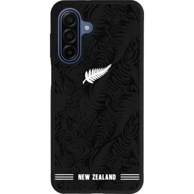 Samsung Galaxy A17 Case Hülle - Silikon schwarz Neuseeland 2026 personalisierbares Fussballtrikot