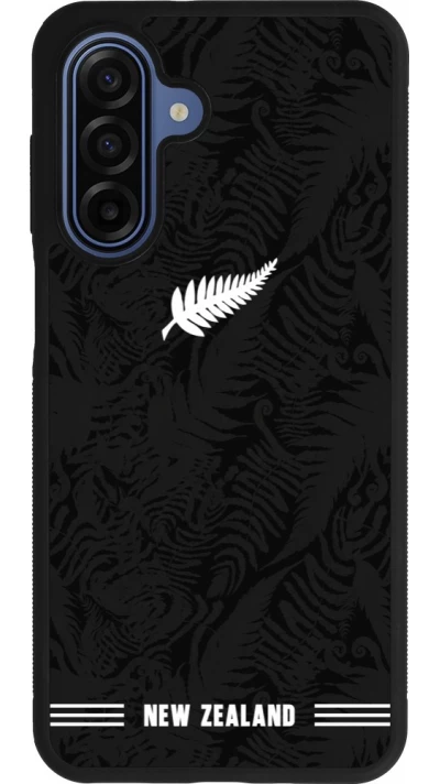 Samsung Galaxy A17 Case Hülle - Silikon schwarz Neuseeland 2026 personalisierbares Fussballtrikot
