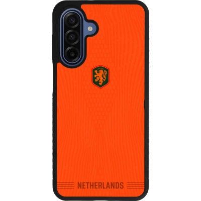 Samsung Galaxy A17 Case Hülle - Silikon schwarz Niederlande 2026 personalisierbares Fussballtrikot