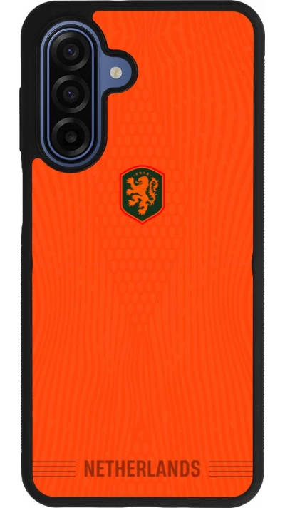 Samsung Galaxy A17 Case Hülle - Silikon schwarz Niederlande 2026 personalisierbares Fussballtrikot