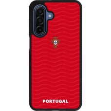 Coque Samsung Galaxy A17 - Silicone rigide noir Maillot de football Portugal 2026 personnalisable