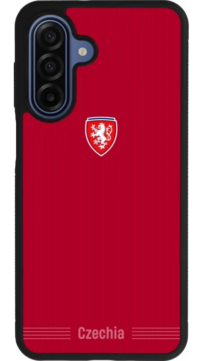 Samsung Galaxy A17 Case Hülle - Silikon schwarz Tschechische Republik 2026 personalisierbares Fussballtrikot