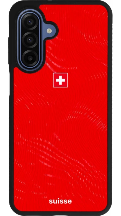 Samsung Galaxy A17 Case Hülle - Silikon schwarz Schweiz 2026 personalisierbares Fussballtrikot