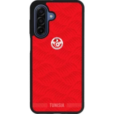 Coque Samsung Galaxy A17 - Silicone rigide noir Maillot de football Tunisie 2026 personnalisable
