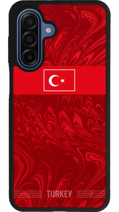 Samsung Galaxy A17 Case Hülle - Silikon schwarz Türkei 2026 personalisierbares Fussballtrikot