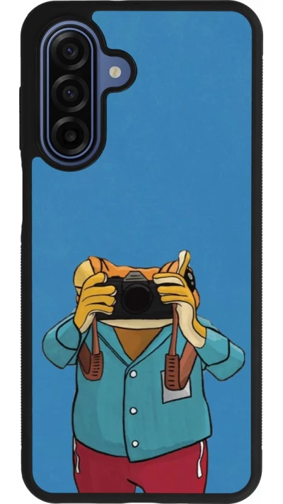 Coque Samsung Galaxy A17 - Silicone rigide noir Frog with camera DTMF
