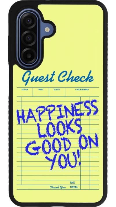 Coque Samsung Galaxy A17 - Silicone rigide noir Guest check 2026