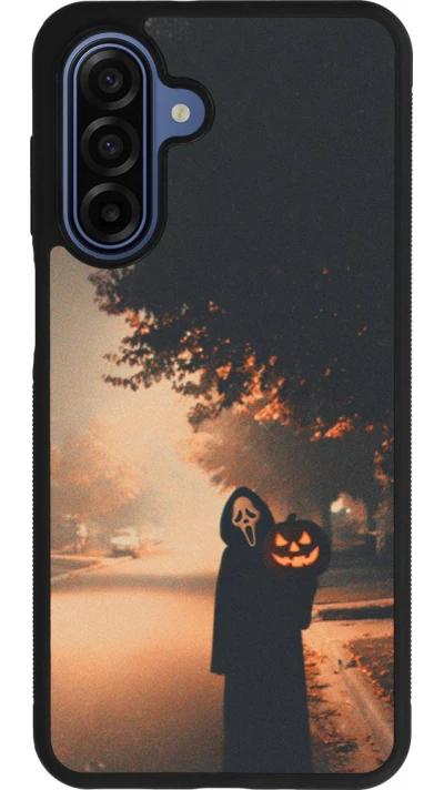 Coque Samsung Galaxy A17 - Silicone rigide noir Halloween 2025 Scream