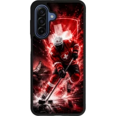 Samsung Galaxy A17 Case Hülle - Silikon schwarz Hockey World Championship Player