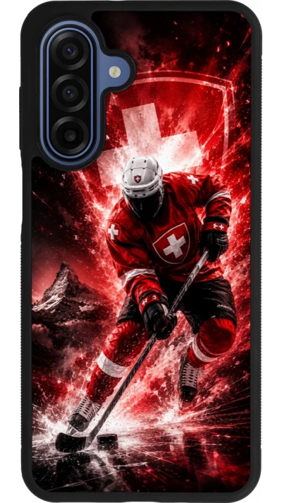 Coque Samsung Galaxy A17 - Silicone rigide noir Hockey World Championship Player
