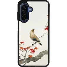 Coque Samsung Galaxy A17 - Silicone rigide noir Japanese Bird