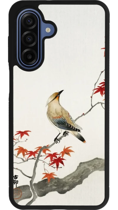 Coque Samsung Galaxy A17 - Silicone rigide noir Japanese Bird