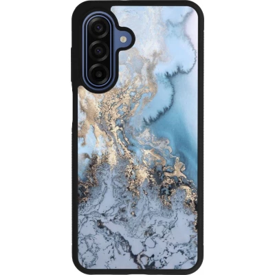 Samsung Galaxy A17 Case Hülle - Silikon schwarz Marble 04