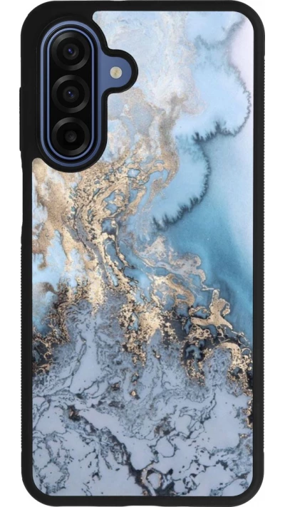 Coque Samsung Galaxy A17 - Silicone rigide noir Marble 04