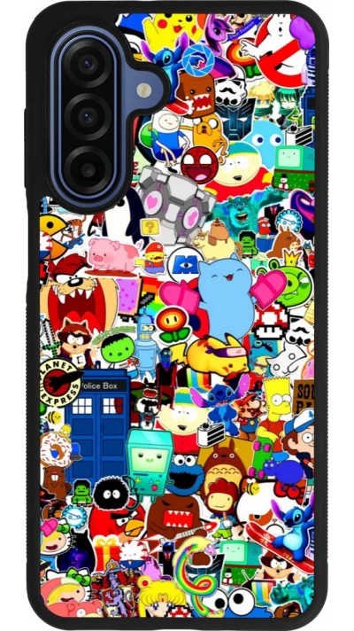 Coque Samsung Galaxy A17 - Silicone rigide noir Mixed cartoons
