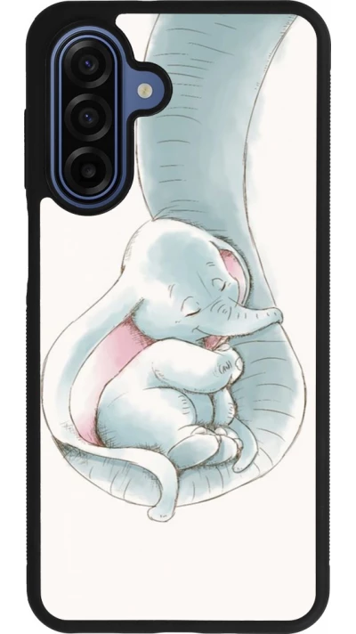 Samsung Galaxy A17 Case Hülle - Silikon schwarz Mom 1903