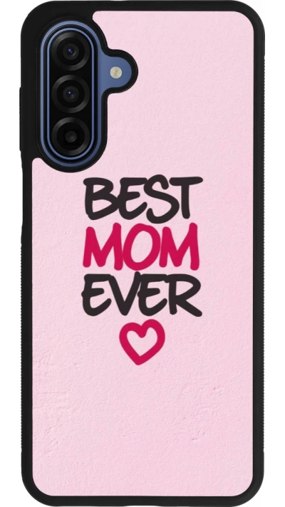 Samsung Galaxy A17 Case Hülle - Silikon schwarz Mom 2023 best Mom ever pink