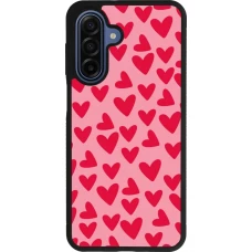 Samsung Galaxy A17 Case Hülle - Silikon schwarz Mom 2024 kleine Herzen