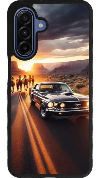 Samsung Galaxy A17 Case Hülle - Silikon schwarz Mustang 69 Grand Canyon
