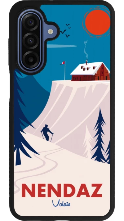 Samsung Galaxy A17 Case Hülle - Silikon schwarz Nendaz Cabane Ski