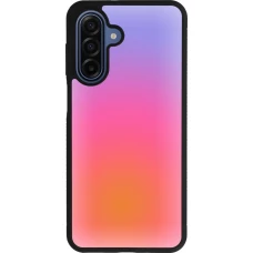 Samsung Galaxy A17 Case Hülle - Silikon schwarz Orange Pink Blue Gradient