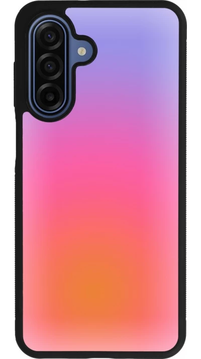 Samsung Galaxy A17 Case Hülle - Silikon schwarz Orange Pink Blue Gradient
