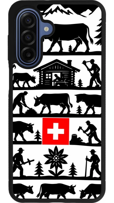 Samsung Galaxy A17 Case Hülle - Silikon schwarz Poya Schweiz 1
