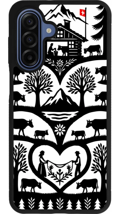 Samsung Galaxy A17 Case Hülle - Silikon schwarz Poya Schweiz 2