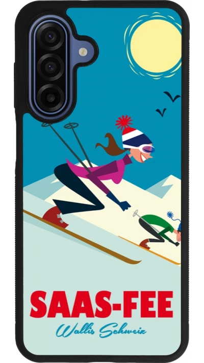Samsung Galaxy A17 Case Hülle - Silikon schwarz Saas-Fee Ski Downhill