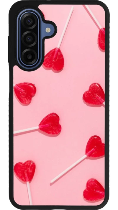 Samsung Galaxy A17 Case Hülle - Silikon schwarz Saint Valentines Day 26 Lollipop